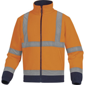 Veste polaire haute visibilité orange - Delta Plus