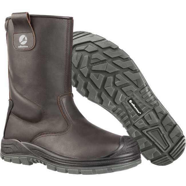 Bottes de sécurité Rigger S3 CI SRC - marron - Albatros