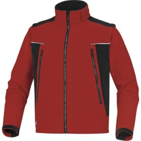 Kurtka softshell 3-warstwowa Czerwona - Delta Plus