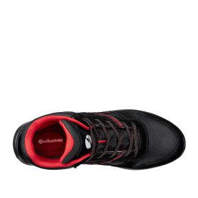 Sicherheitsschuhe Clifton Mid S3 Schwarz/Rot - Albatros