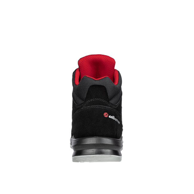Veiligheidsschoenen Clifton mid S3 Zwart/Rood - Albatros