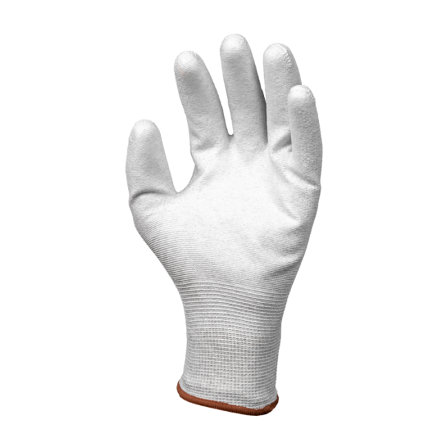 Gants Eurolite EST90 13G polyester/carbone Paume enduite PU - Coverguard