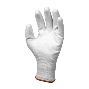Eurolite EST90 13G polyester/koolstof handschoenen met PU coating op handpalm - Coverguard