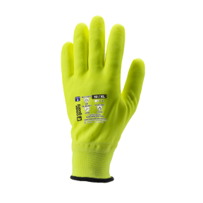 Gants Eurowinter F100 13G nylon mousse nitrile jaune - Coverguard