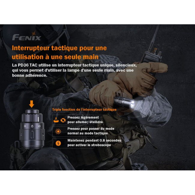 Taschenlampe PD36TAC - Fenix