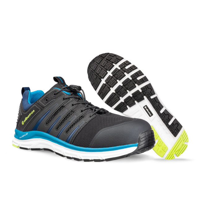 Sicherheitsschuhe Breeze Impulse low S1P Schwarz/Blau - Albatros