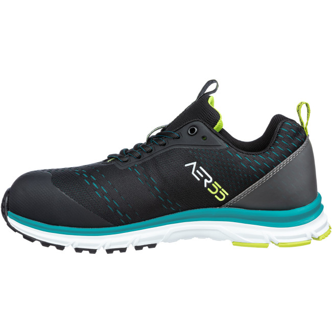 Buty robocze AER55 Impulse low S1P ESD HRO SRA czarne i niebieskie - Albatros