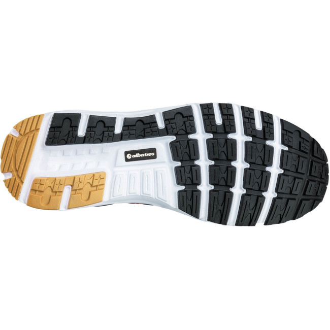 Buty robocze AER55 Impulse low S1P ESD HRO SRA niebieskie i pomarańczowe - Albatros