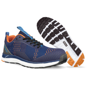 Chaussures de sécurité AER55 Impulse low S1P ESD HRO SRA bleu et orange - Albatros