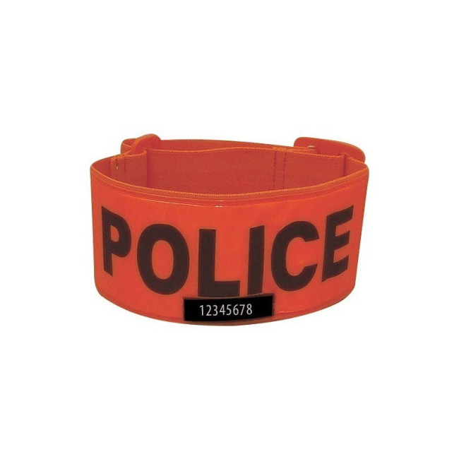 Brassard fluo orange Police - Patrol Brassard fluo orange Police - Patrol