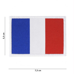 Patch Stoff Frankreich Flagge - Fostex