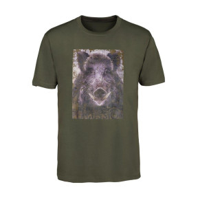 T-shirt Zeefdruk jacht Everzwijn - Percussion