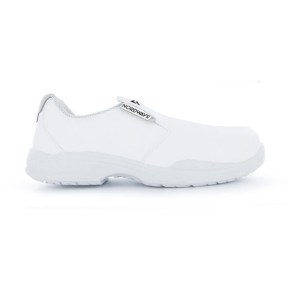 Mocassins de sécurité de cuisine Brice blanc - Nordways