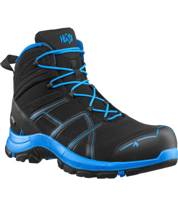 Chaussures de sécurité Black Eagle Safety 40.1 mid S3 noir et bleu - Haix