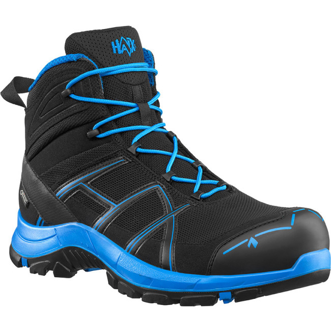 Chaussures de sécurité Black Eagle Safety 40.1 mid S3 noir et bleu - Haix