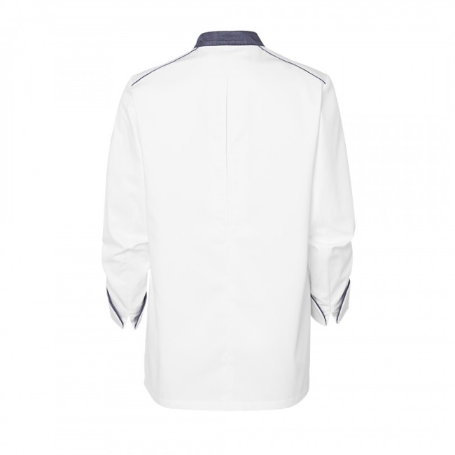 Veste de cuisine femme Néospirit Blanche et Denim - Molinel