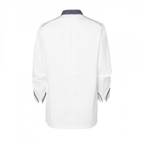 Veste de cuisine femme Néospirit Blanc et Denim - Molinel