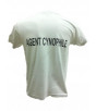 Tee-Shirt AGENT CYNOPHILE BLANC