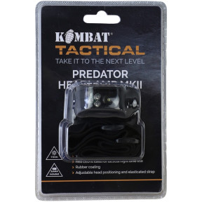 Stirnlampe MKII Predator schwarz - Kombat Tactical