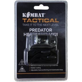 Stirnlampe MKII Predator schwarz - Kombat Tactical