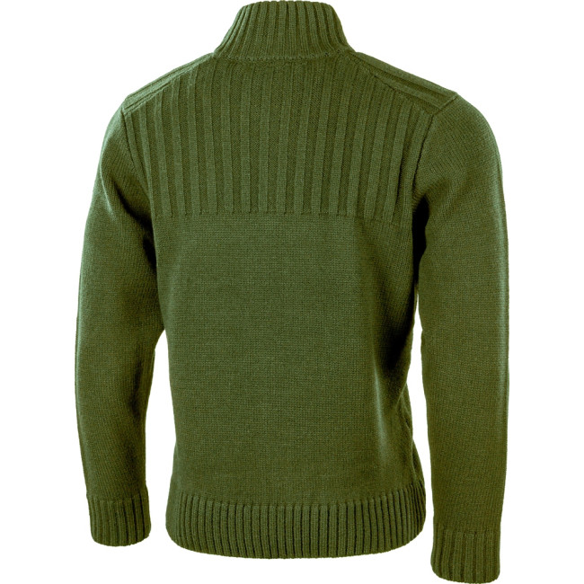 Sweter dzianinowy Fitter Zielony - Albatros