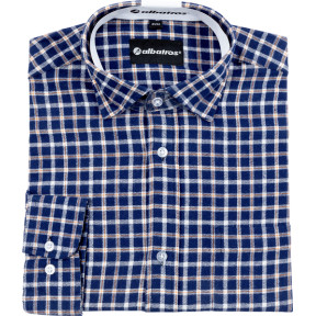 Chemise manches longues Copper Bleus et Grise - Albatros