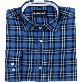 Chemise flanelle Bleue et Grise - Albatros