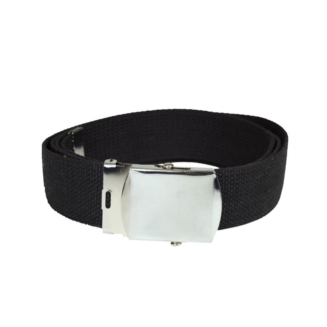 Zwarte canvas riem 38mm - Miltec