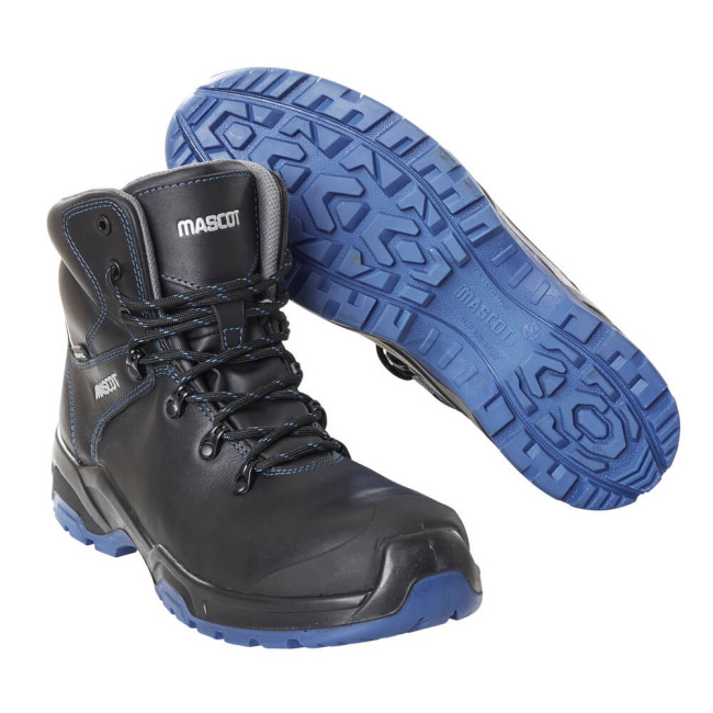 Chaussures de sécurité hautes FOOTWEAR FLEX S3 Noir/Bleu - Mascot