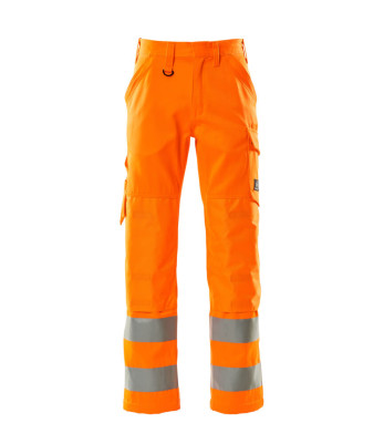 Pantalon avec poches genouillères SAFE LIGHT HV Orange - Mascot
