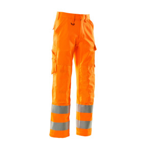 Pantalon avec poches genouillères SAFE LIGHT HV Orange - Mascot