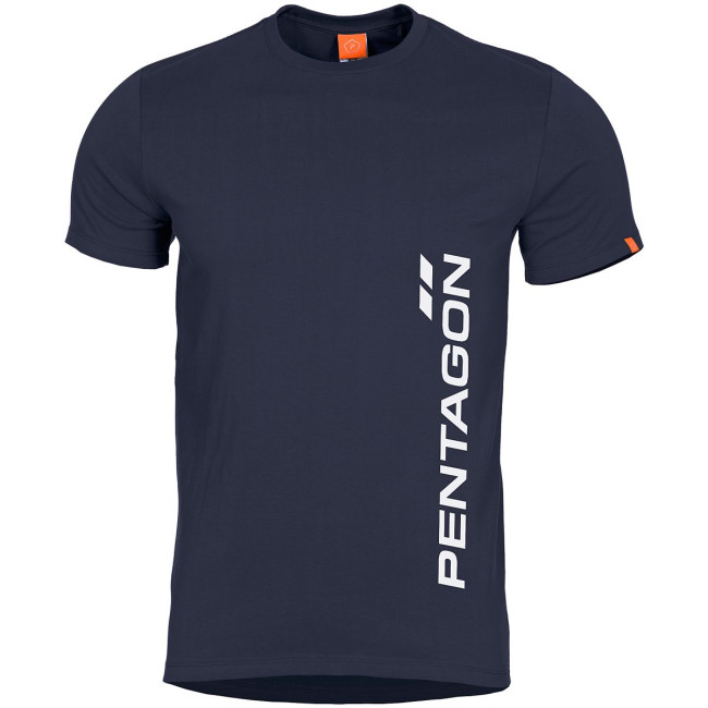Ageron T-Shirt Pentagon Vertical Midnight Blue - Pentagon