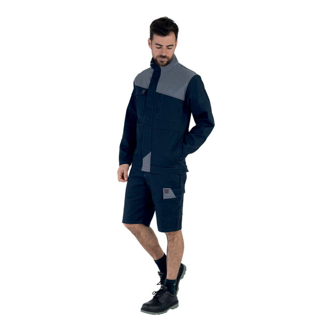 BLOUSON GRENAT MARINE / MINERAL GRIS - Lafont