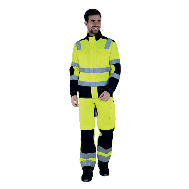 Blouson de travail Lux HV Jaune / Noir - Lafont
