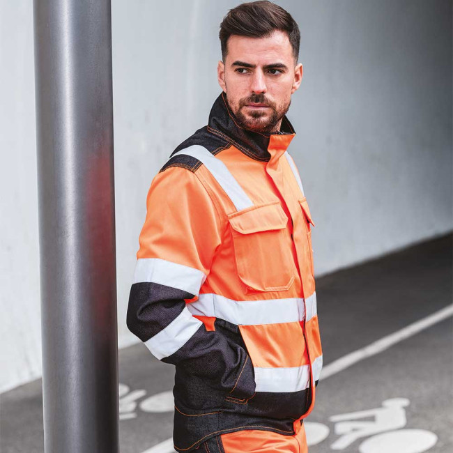 Werkblouson Lux HV Oranje / Zwart - Lafont