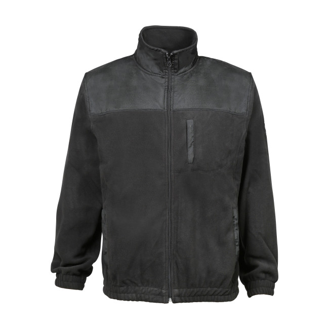 Schwarze Fleecejacke