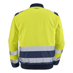 Teddy vest Alpilles HV Geel / Marineblauw - Lafont