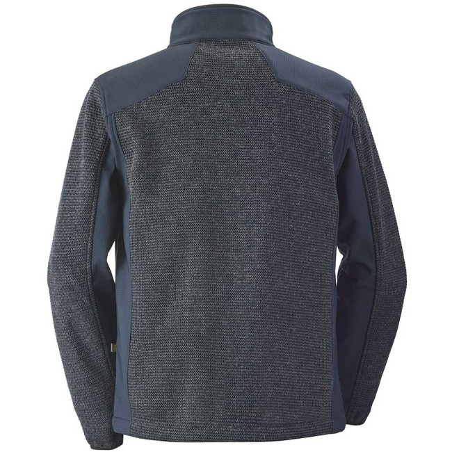 Melierter blauer und schwarzer Reißverschluss-Pullover Champoleon - Lafont