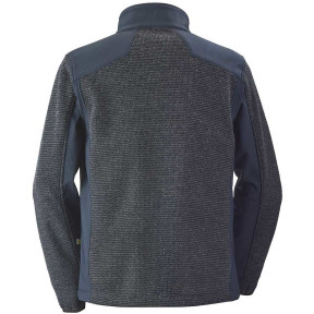 Melierter blauer und schwarzer Champoleon Pullover mit Reißverschluss - Lafont