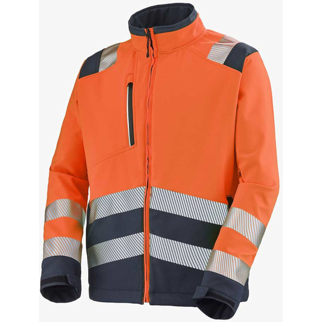 Veste softshell Tatras orange fluo et marine - Lafont