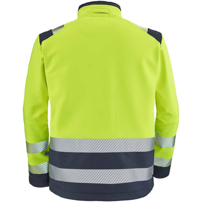 Veste softshell Tatras jaune fluo et marine - Lafont