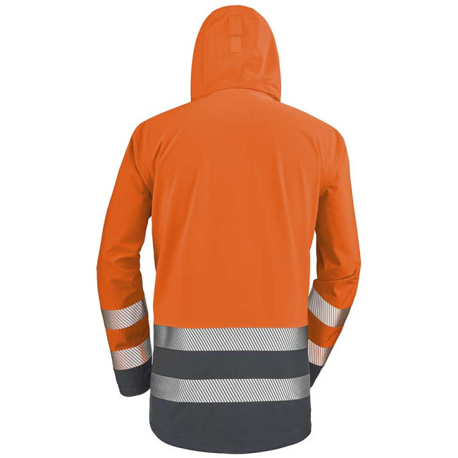 Parka skorupowa Erwin pomarańczowa fluorescencyjna i granatowa - Lafont