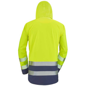 Verstärkte Parka Erwin in Neongelb und Marineblau - Lafont