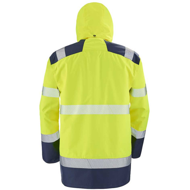 Parka 4 en 1 Matra jaune fluo et marine - Lafont