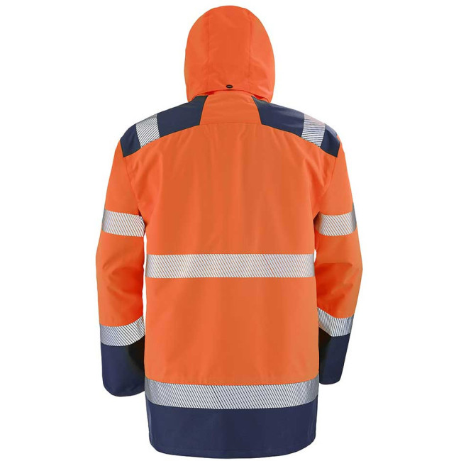 Parka 4 en 1 Matra orange fluo et marine - Lafont