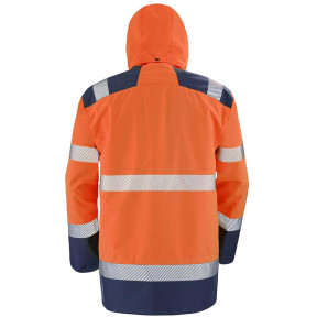 Parka 4 en 1 Matra orange fluo et marine - Lafont