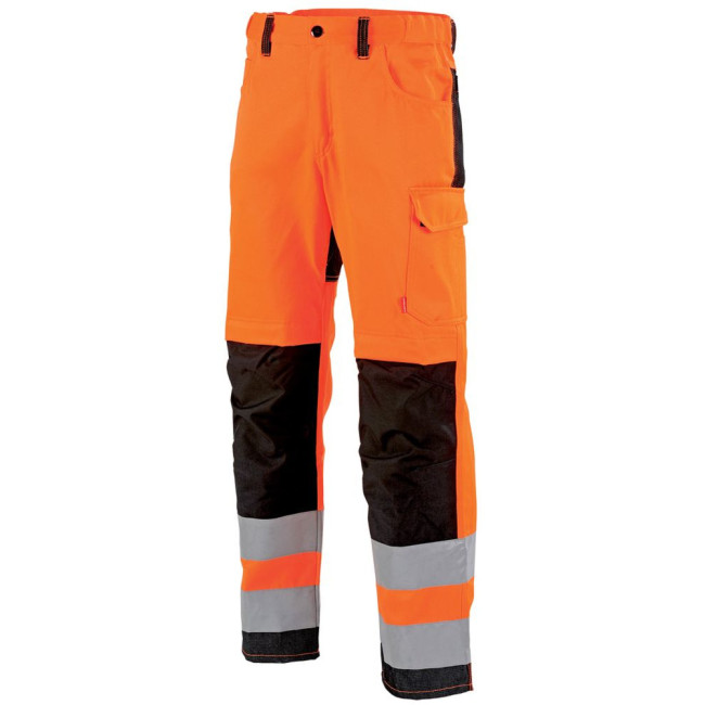 Pantalon haute visibilité homme Star orange et noir - Lafont