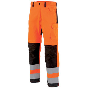 Herren-Warnschutzhose Star in Orange und Schwarz - Lafont