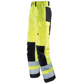 Pantalon haute visibilité homme Star jaune et noir - Lafont