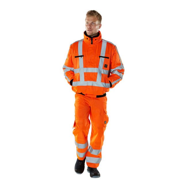 Pantalon avec poches genouillères GERALDTON Orange - Mascot